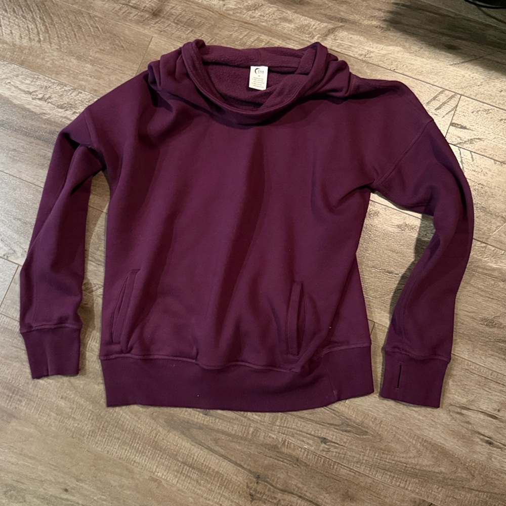 ZYIA Deep Purple Cowl Neck Top